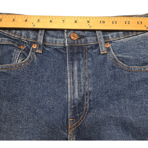 Gap High Rise Stride Wide Leg Jeans Womens Size 6T Blue Stretch Casual Capsule - Picture 11 of 14